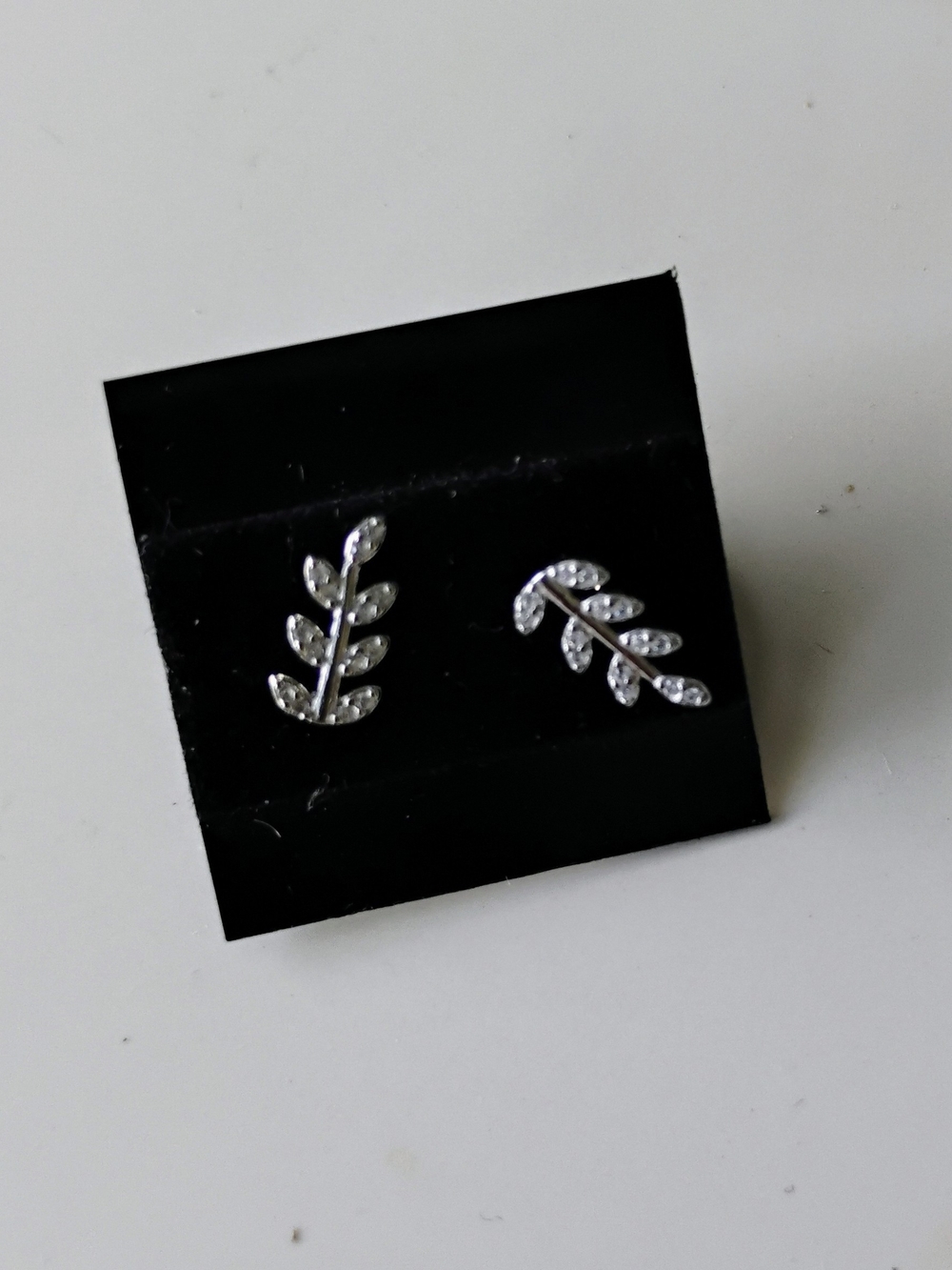 Tiny Leaf Stud Earrings